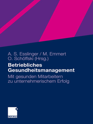 cover image of Betriebliches Gesundheitsmanagement